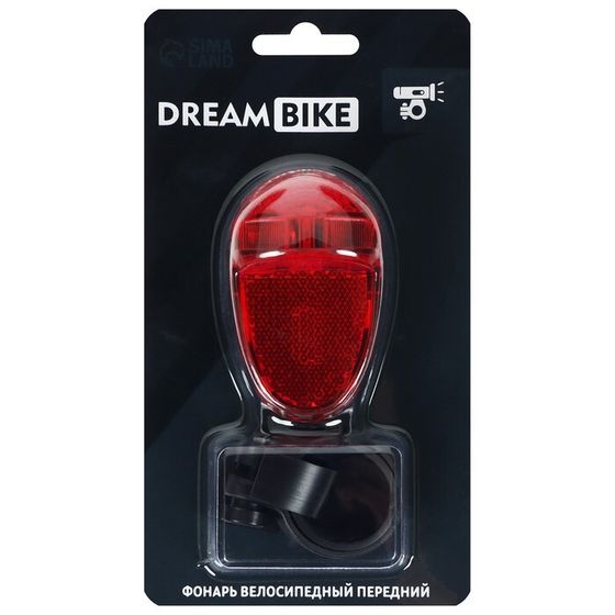 Фонарь велосипедный Dream Bike JY-399T-1, задний, 1 диод, 1 режим