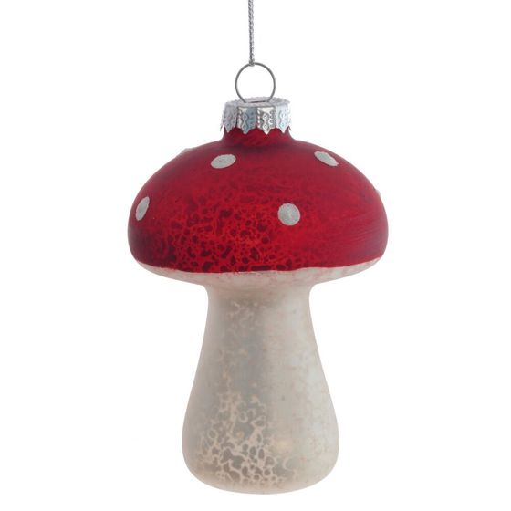 Украшение новогоднее &quot;Гриб&quot;, L6 W6 H10,5 см, 2в.