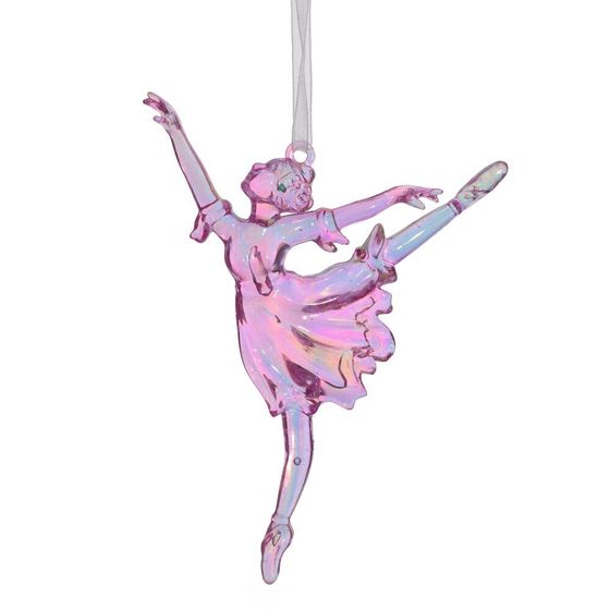 Украшение новогоднее &quot;Балерина&quot;, L10 W2 H14,5 см, 3в.