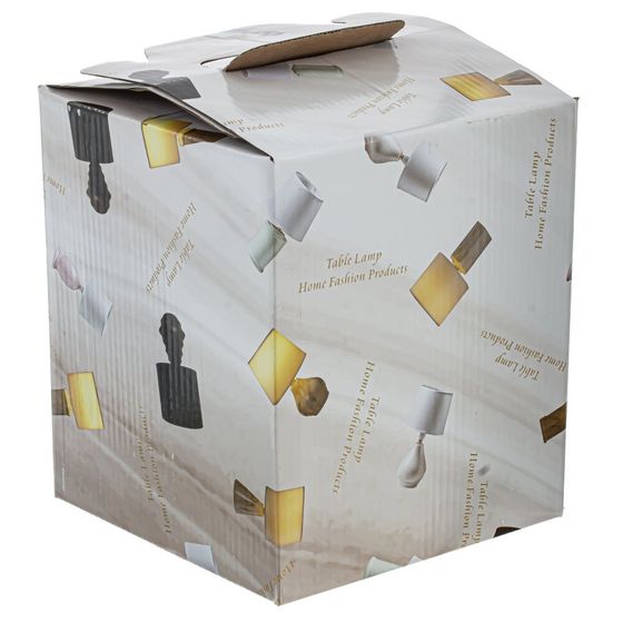 Светильник, L17 W17 H30,5 см, Е27, шнур 0,9 м