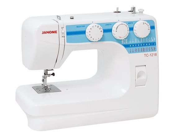 Швейная машина Janome TC-1218 белый/синий