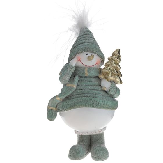Фигурка декоративная &quot;Снеговик&quot;, L9 W7 H15 см, 2в.