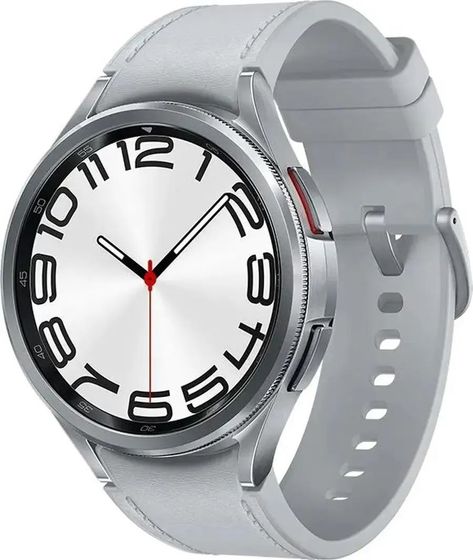 Смарт-часы Samsung Galaxy Watch 6 Classic 1.5&quot; регулируемый серебристый (SM-R965FZSACAU)