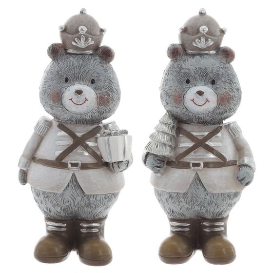 Фигурка декоративная &quot;Медвежонок&quot;,  L6 W5,5 H13,5 см, 2в.