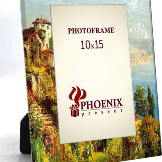 !09 Фоторамка &quot;Природа&quot; 10x15 см. стекло