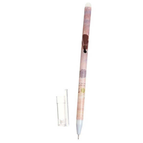 !Ручка гелевая со стираемыми чернилами, 3 штуки, стержень синий, корпус МИКС