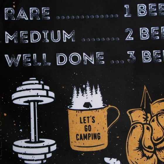 !09 Большой кухонный набор "Лучшему во всем" (фартук, лопатка для жарки, отбивалка и прихватка)