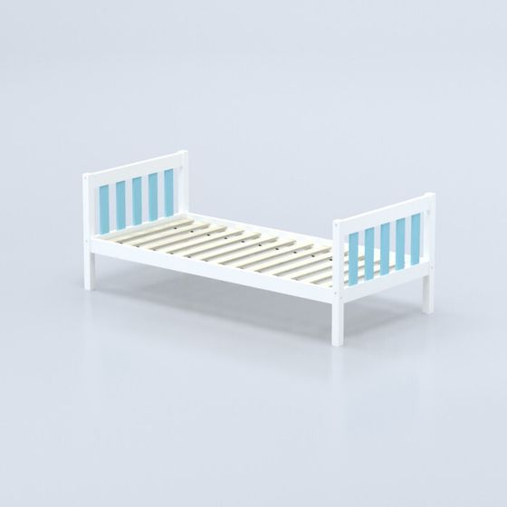 Кровать «Савушка-05», 1-ярусная, цвет голубой, 90х200 см
