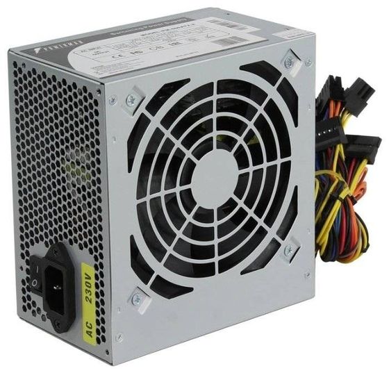 Блок питания 600W ATX Powerman BLACK PM-600ATX-F-BL 12cm fan