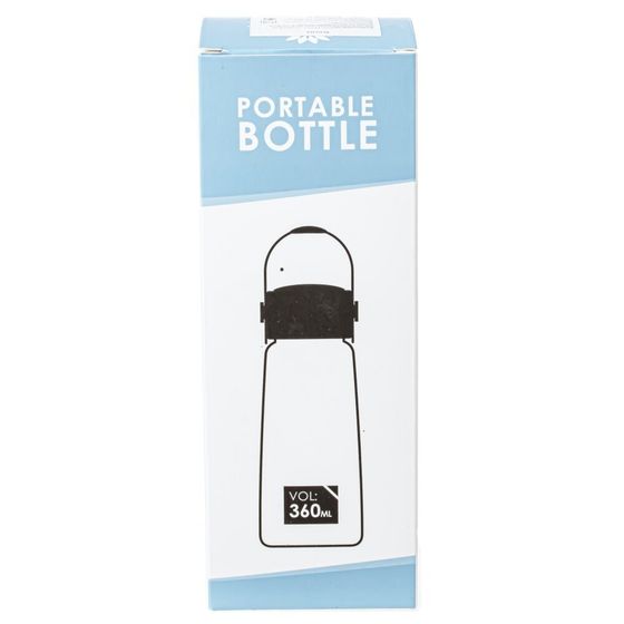 Бутылка, 360 мл, L6,5 W6,5 H17 см, дизайн микс