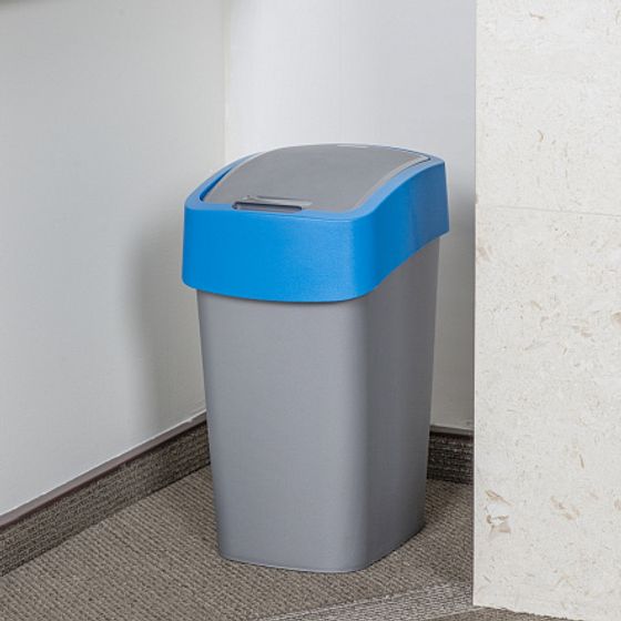 Контейнер для мусора FLIP BIN 25л голубой