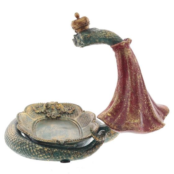 Блюдо декоративное &quot;Змея&quot;, L15 W17 H13 см, 2в.