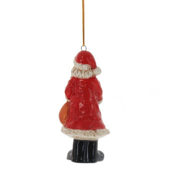 Фигурка декоративная подвесная &quot;Дед Мороз&quot;, L5,5 W4,5 H11 см, 2в.