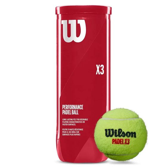 WILSON X3 Padel Balls