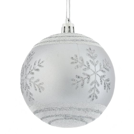 Набор из 12шт Украшение новогоднее "Шар", D 8 см, L35 W27 H8,5 см