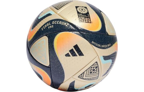 Adidas Size 5 Ball Soccer PU Seamless Thermal-bonding Unisex Black Gold