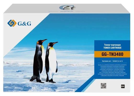 Картридж лазерный G&amp;G GG-TN3480 черный (8000стр.) для Brother DCP L5500DN/ L6600DW