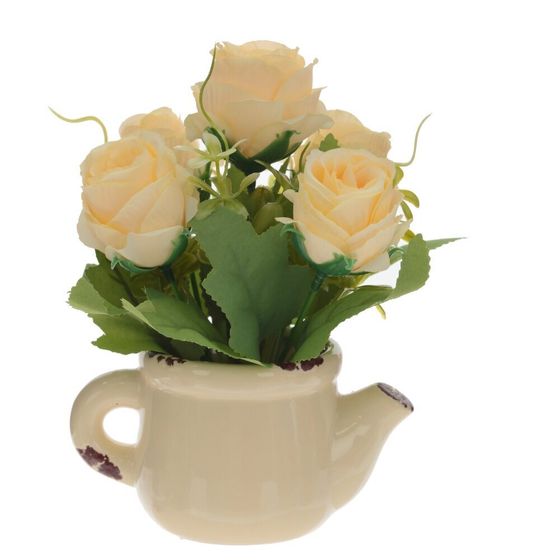 Цветочная композиция &quot;Розы&quot;, L14 W14 H17 см, 4в.