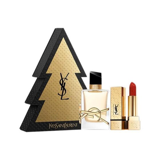 SAINT LAURENT 2022 Christmas Limited Freedom Water Three-Piece Set Makeup Sets Easy To Blend Long-Lasting