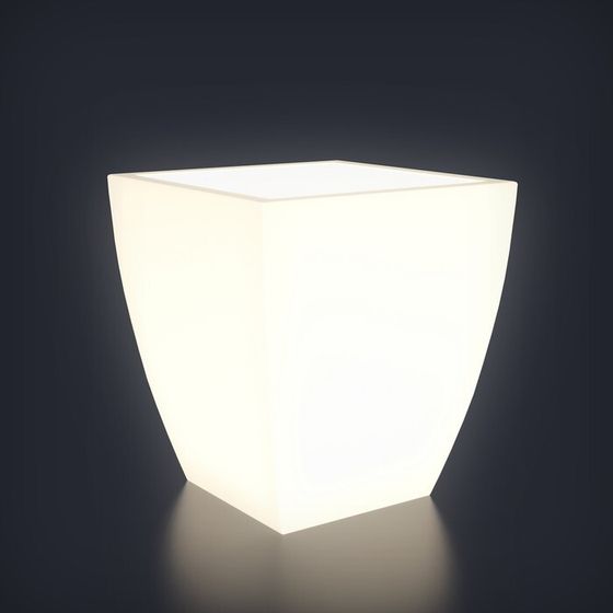 Светодиодное кашпо Linea M, 62 × 106 × 62 см, IP65, 220 В, свечение белое
