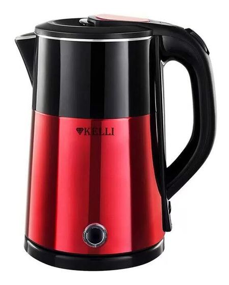 Чайник электрический Kelli KL-1802 1.7л 2200Вт красный