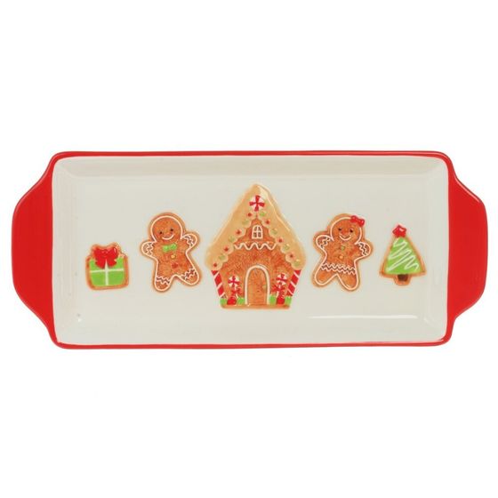 Тарелка, L35 W14,5 H2,5 см