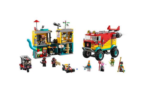 LEGO Qi Xiaotian Monkie Kid Monkey King Team Off-Road Vehicle Building Blocks 1406 шт/pzs 80038
