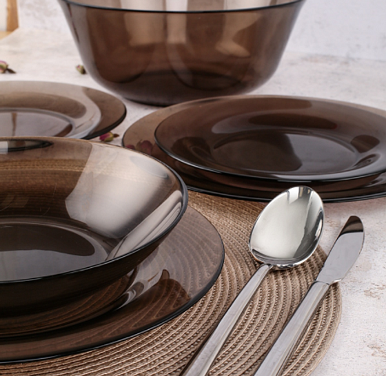 Столовый набор АМБЬЯНТЕ ЭКЛИПС 19 предметов (салатник 24 см)