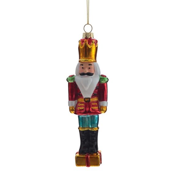 Украшение новогоднее &quot;Солдатик&quot;, L5 W3 H18 см, 3в.