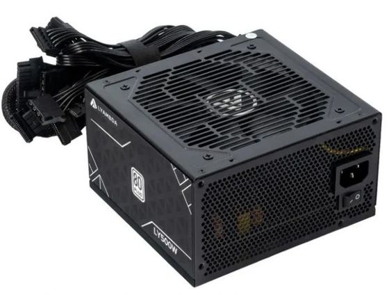 Блок питания 500W ATX Lyambda LY500W 80 Plus 12cm fan