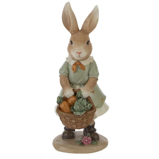 Фигурка декоративная "Зайка", L8,5 W9 H21 см