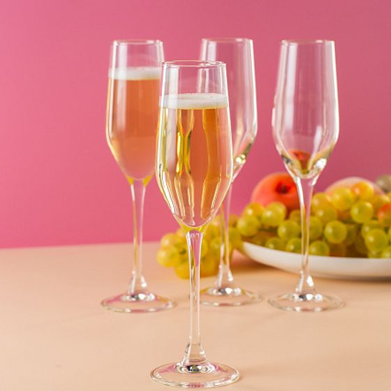 Набор бокалов ВРЕМЯ ДЕГУСТАЦИЙ ШАМПАНЬ 4шт 160мл