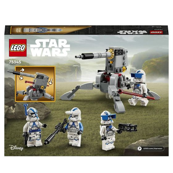 Lego Star Wars 75345 Боевой набор солдат-клонов 501-го легиона