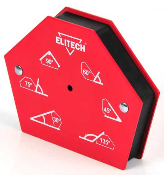 Магнитный угольник Elitech 0606.017800 100гр (195311)