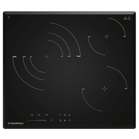 Электрическая варочная панель Maunfeld CVCE593STBK LUX черный