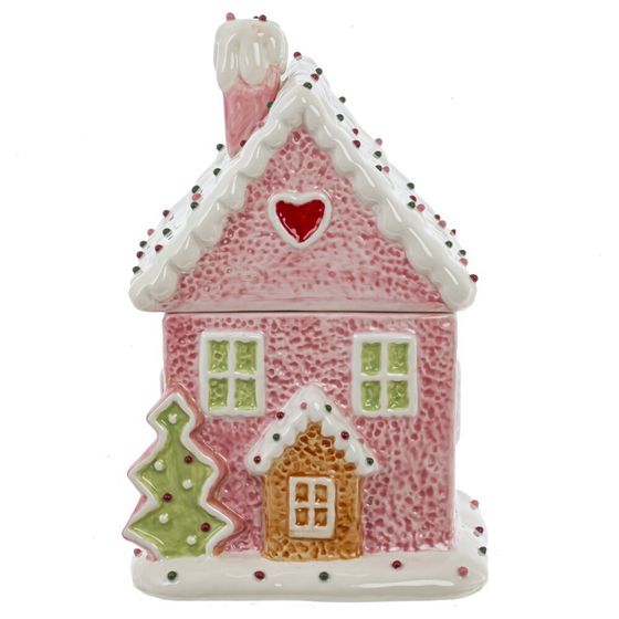 Конфетница &quot;Пряничный дом&quot;, 950 мл, L14 W12 H21,5 см, 2в.