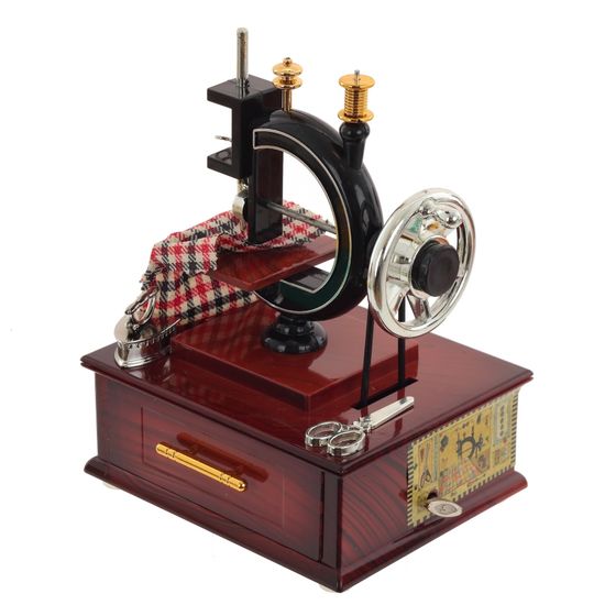 Изделие декоративное &quot;Швейная машинка&quot; (музык.), Д14,5 Ш12 В20 см