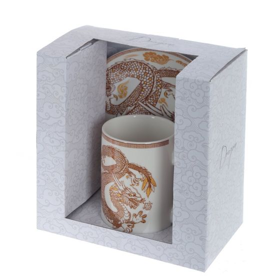 Кружка с тарелкой, 500 мл, L20 W20 H13 см