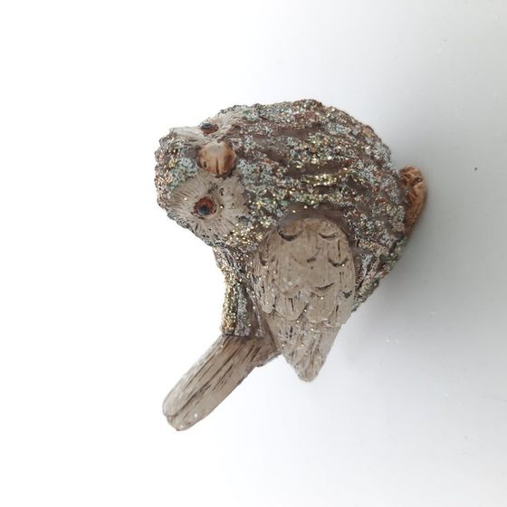 Фигурка декоративная "Птичка", L6 W4 H5 см, 2в.