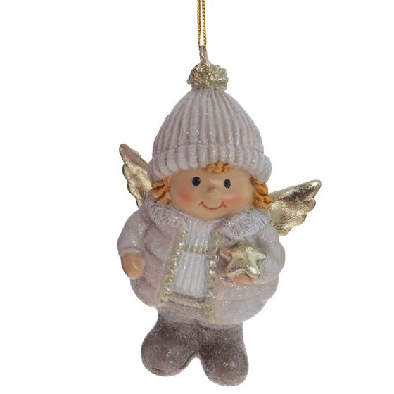 Изделие декоративное подвесное &quot;Ангел&quot;, L6 W3,5 H10 см, 2в.