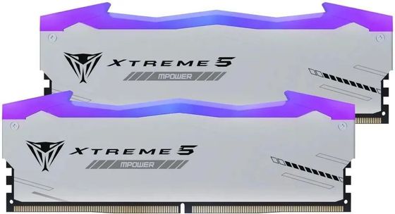 Память DDR5 2x24Gb 6000MHz Patriot PVXR548G60C30KM Viper Xtreme 5 RGb RTL Gaming PC5-48000 CL30 DIMM 288-pin 1.35В с радиатором Ret