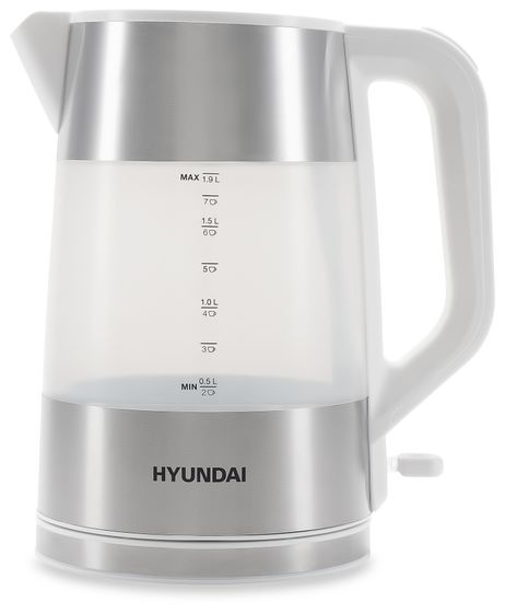 Чайник электрический Hyundai HYK-P4025 1,9л 2200Вт белый