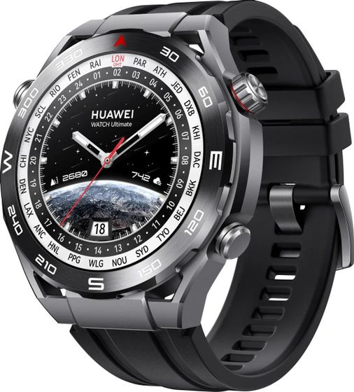 Смарт-часы Huawei Watch Ultimate CLB-B19 1.5&quot; 140-210мм черный (55020AGP)