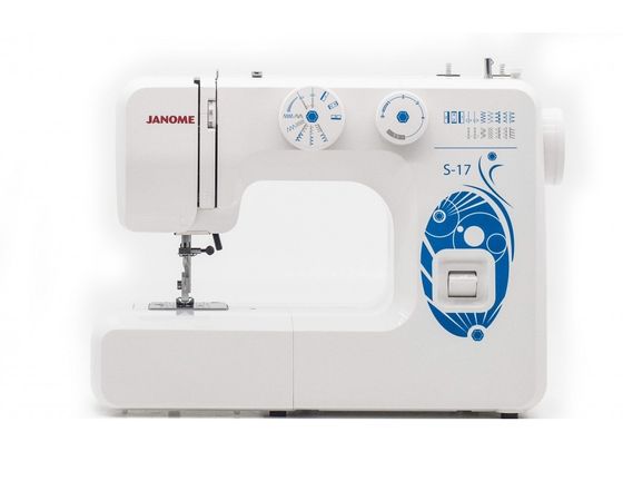 Швейная машина Janome S-17 белый/синий