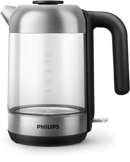 Чайник электрический Philips HD9339/80 1.7л. 2200Вт 

черный/серебристый
