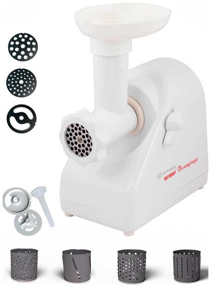 Мясорубка Белвар КЭМ-36/220-4-30 1000Вт белый