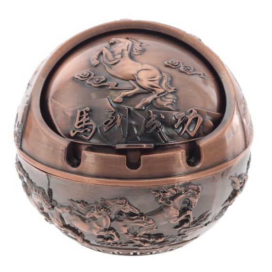 Пепельница &quot;Лошадь&quot;, L10,5 W10,5 H10 см, 2в.