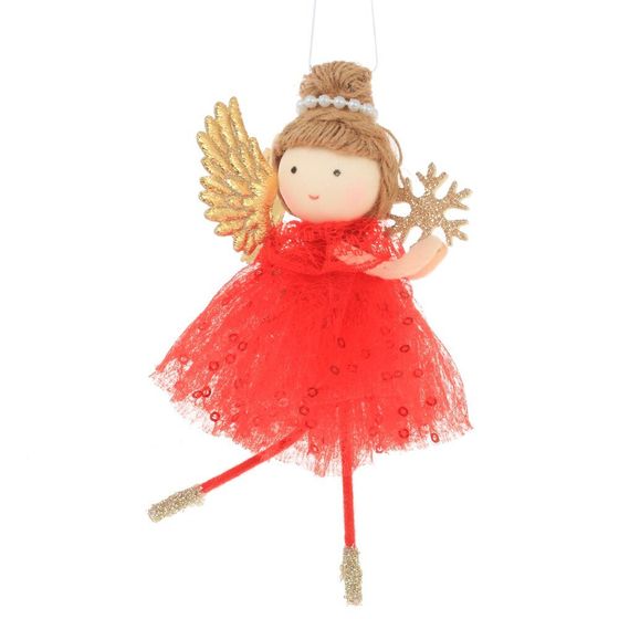 Изделие декоративное подвесное &quot;Девочка&quot;, L10 W3 H14 см, 3в.