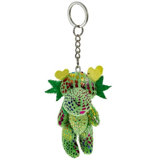 Игрушка набивная &quot;Дракон&quot; с подвеской, L5 W6 H11 см, 6в.