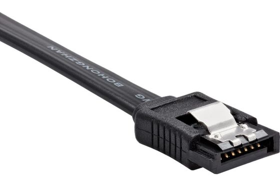 Кабель Telecom SATA 7-pin(m) - SATA 7-pin(m) 0.5м черный (TUS705-0.5M)